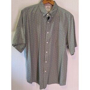 Customized Version GREEN Men's Button Up Shirt Size XL Extra Large (64)